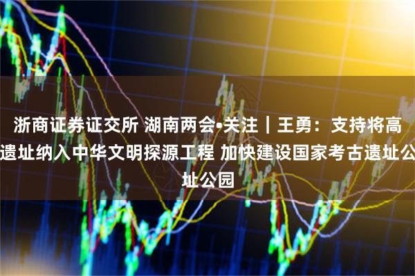 浙商证券证交所 湖南两会•关注｜王勇：支持将高庙遗址纳入中华文明探源工程 加快建设国家考古遗址公园