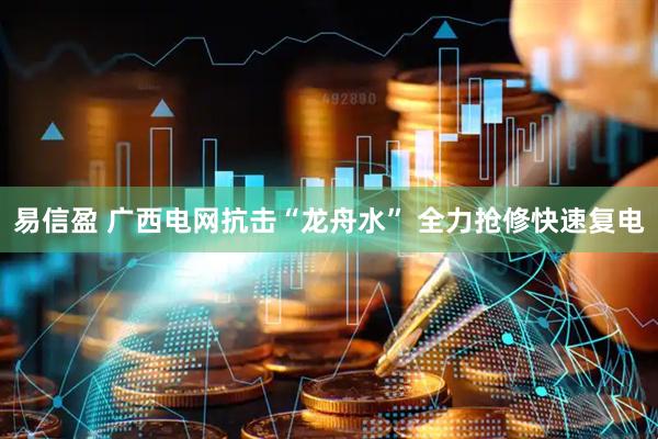 易信盈 广西电网抗击“龙舟水” 全力抢修快速复电
