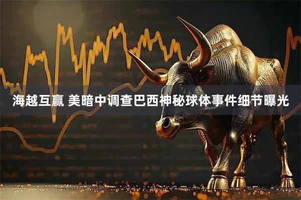 海越互赢 美暗中调查巴西神秘球体事件细节曝光
